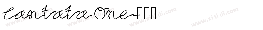Cantata One字体转换